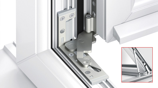 Tilt and turn hardware